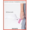 Occulto Women's & Men's Tennis Socks with Stripes Pack of