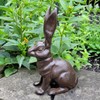 Treasure Gurus Cast Iron Rabbit Door Stop Stopper Metal Outdoor