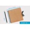 Styloo Square Brown Scrapbook Photo Album 50 Sheets 20X20 cm