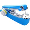 Blue Handheld Sewing Machine, Sewing Machines Portable Mini Manual Sewing