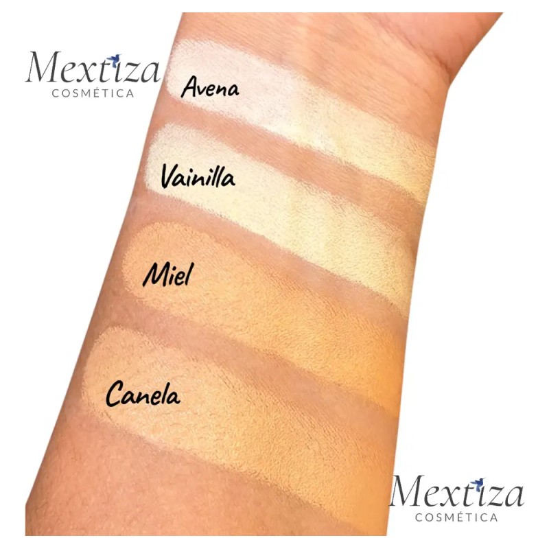 Maquillaje Alta Cobertura Fps Cubre Tatuajes Manchas Mextiza