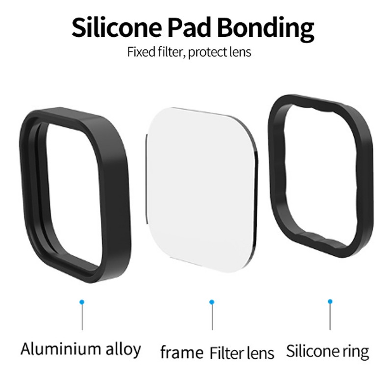 TELESIN CPL Polarizing Filter Optical Glass Lens Filter with Frame