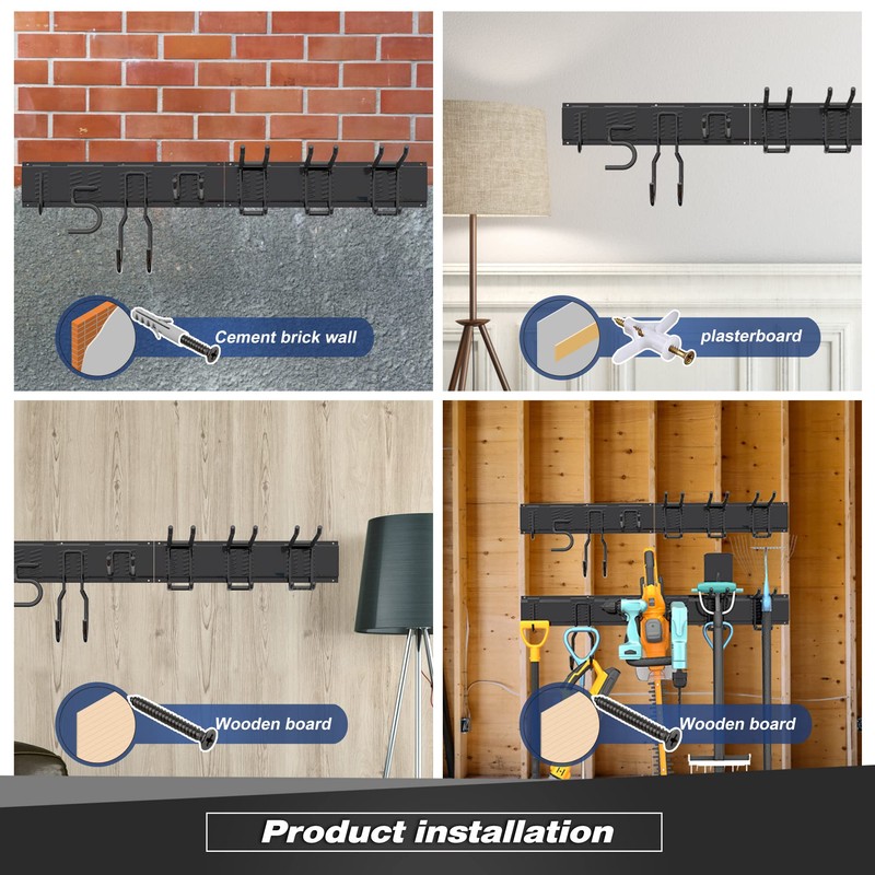 Sttoraboks Garage Tool Storage Rack, Heavy Duty Garage Storage Organizer