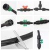 1/2”PVC Anti Drop Drip Irrigation Tubing 33FT(10M)(ID:13mmOD:16mm) with Locked Barbed
