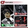 HEROFFIX 8.1cm Skull Shift Knob Universal Gear Shifter Knob Resin