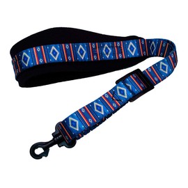 Legacystraps Saxophone Strap with soft neoprene neckpad and spring loaded locking swivel snaphook with Dakota design