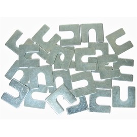 Retro-Motive Body & Fender Alignment Shims for GM Truck- 1/16" Thick- 3/8" Slot- 24 Shims- #2132-24