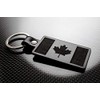 Boostnatics Handmade Leather Keychain Keyring Canada Flag