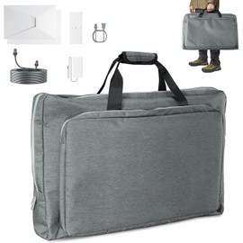 AstroniSync Starlink Gen 3 Carry Case, Starlink Gen 3 Case, Shockproof and Stress-Resistant Starlink Case with Water-Resistant, Dustproof Fabric and Customizable Interior Compartments (Gray)