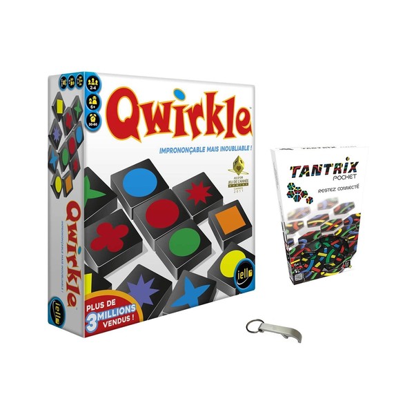 Tantrix Pocket + Qwirkle + 1 Blumie Bottle Opener (Qwirkle + Tantrix Pocket)