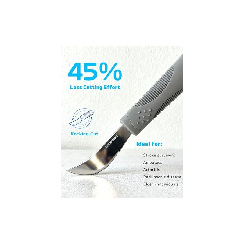 Adaptive Cutlery Set – Weighted for Hand Tremors & Parkinson's,