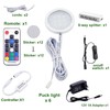 AIBOO RGB LED Cabinet Lighting Set of 6, 12 V