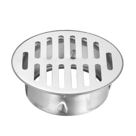 uxcell Floor Drain Cover, Stainless Steel Anti Blocking Drain Cover for Outdoor Bathroom Kitchen, Fit for 110mm/4.33" Aperture