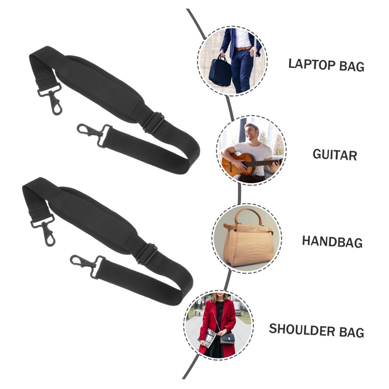 Vaguelly 2pcs Shoulder Strap Bag Straps Shoulder Pad for Bag