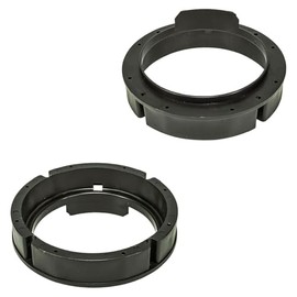tomzz Audio 2857-023 Solid Speaker Rings Adapter Brackets Compatible with Seat Skoda VW Leon Toledo Skoda Fabia Yeti Golf Polo Passat Various Installation Locations for 165 mm Speaker