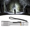 Telescopic Zoomable Flashlight 5 Lighting Modes 5000LM Waterproof Bright Flashlight
