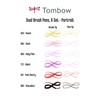 Tombow Dual Brush Pen Art Markers, Portrait, 6-Pack, DBP6-56165
