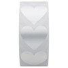 Hylabelest Coloured Dot Heart Stickers 30mm Love Shape Valentine's Day