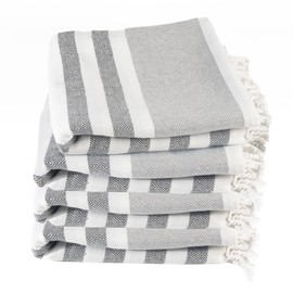 9Threads Cotton Turkish Beach Towel with Towels Oversized 36"x72" Pool Absorbent Extra Large Quick Dry Sand Travel Towel (Mélange Drift, 4 Pack)