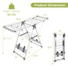 Giantex Clothes Drying Rack, 2-Layer Aluminum Foldable Laundry Drying Rack