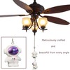 OMYZERO 12" Easy-Install Ceiling Fan Pull Chain Set with Decorative