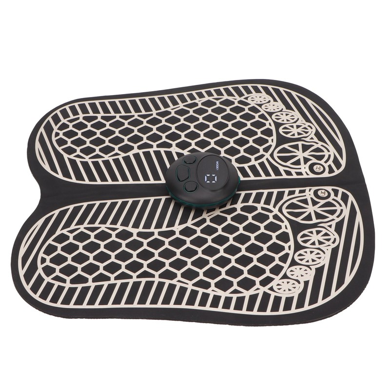 Electric Foot Massage Pad Heating Micro Current Folding Portable USB