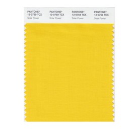 Pantone 13-0759 TCX Smart Color Swatch Card, Solar Power