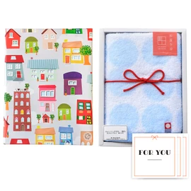 [Set of 3] [Imabari Towel, Chouchy Maison France Streetscape, Made in Japan, 100% Cotton, Greetings, Gifts, Mother's Day, Prizes, Exhibitions, Events, Moving] Moving Sunshine Greetings, Scandinavian
