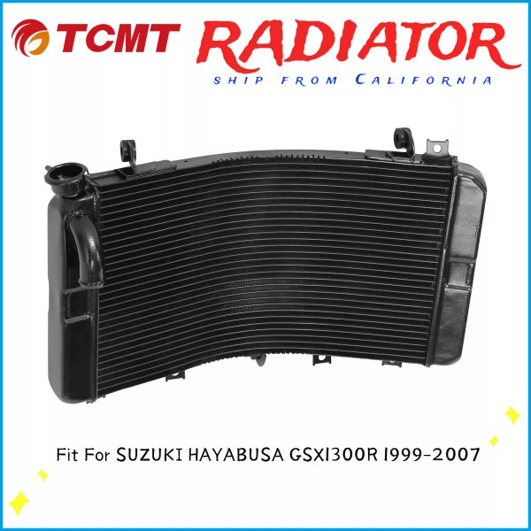 TCMT Black Radiator Cooler Cooling Fit For Suzuki GSX1300R HAYABUSA