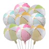 8pcs Beach Mylar Balloons Pool Party Decorations for Water Games