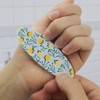 Capriccio Lemons Double-Sided Oval Nail File Emery Board Set 4