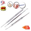 Kit profesional de herramientas para uñas de punta negra lima