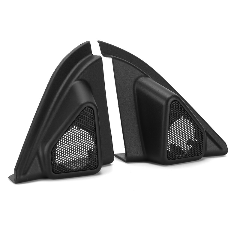 2pcs Car Door Tweeter Speaker Cover Trim Loudspeaker Decor Replacement