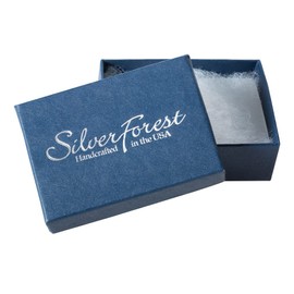 Silver Forest Hammered Heart Dangle NE-0617