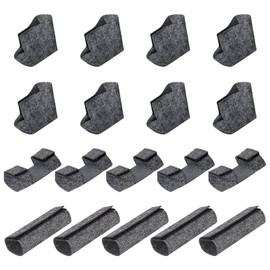 Chair Leg Caps | Felt Table Leg Protectors Set of 18 | Anti-Slip Furniture Feet Pads Cover Grippers Glides for Carpet Hardwood Outdoor Living Room Bedroom Patio Kitchen