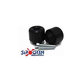 Shogun Yam YZF-R3 R3 2015 2016 2017 2018 2019 2020 2021 Black Bar Ends - Sliders - 725-1659 - MADE IN THE USA