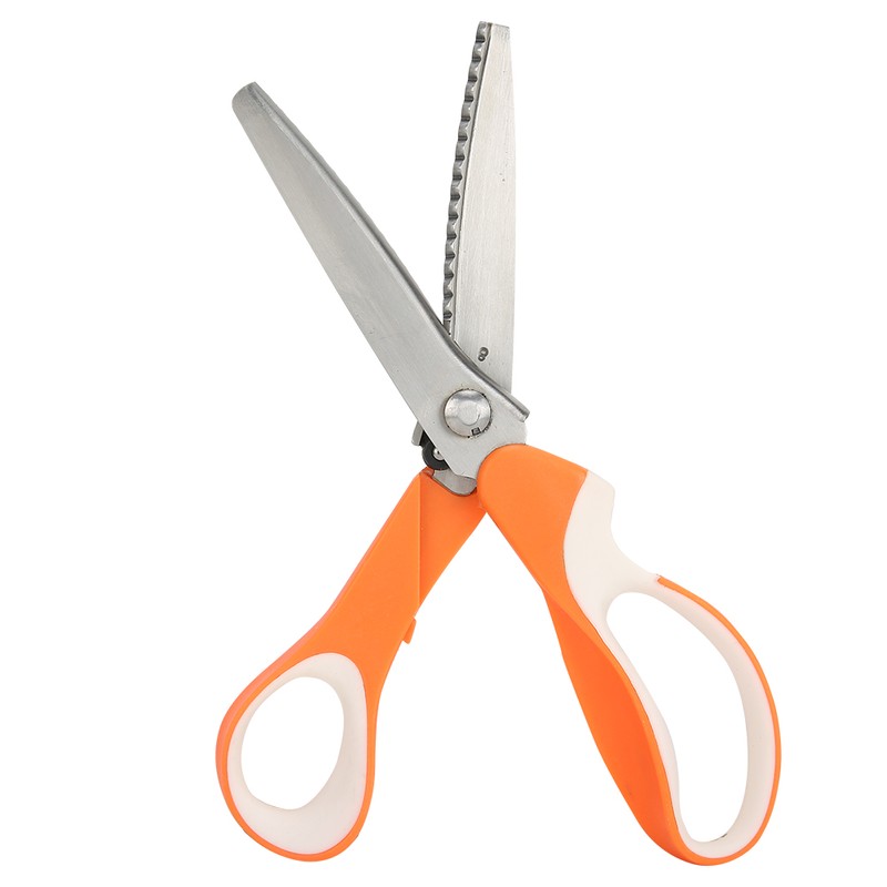 Wavy Serrated Scissor Colour Handle DIY Hand Made Cloth Paper