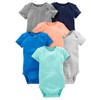 Simple Joys by Carter's Baby Boys' Short-Sleeved Bodysuit (Pack of