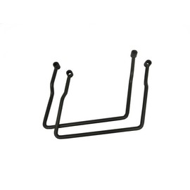 Saddlebag Supports for 1984-up Harley Davidson Softail Deluxe Fat Boy Heritage Standard Springer Custom Night Train (Black)