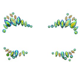 Zac's Alter Ego Crystal Stone Face Gems/Jewels - Summer Festival Body Art Unicorn Mermaid Bindi Rave Bohemian Party