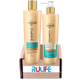 Anti hair fall shampoo and conditioner (2 Pack) biocress 10 shampoo controla la caida severa y Biocress 10 tratamiento controla la caida severa y acelera el crecimiento.