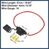 INFINAUTO 2 Set 16 Gauge Car Blade Style Inline Fuse