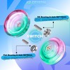 Yoyo K2 Crystal Responsive Yoyo for Kids Beginners，Dual Purpose Yoyo