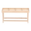 Doll House Shelf Display Racks 1:12 Miniature Wooden Stand Shelf