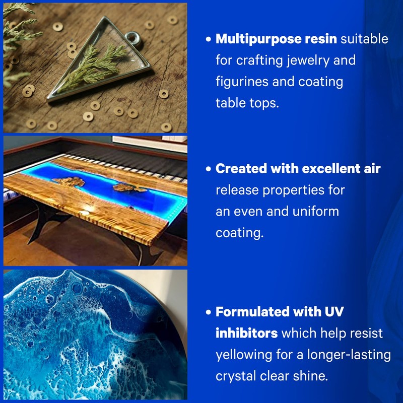 SPRESIN Epox-It 80 Clear Epoxy Resin Kit 16 Oz (8