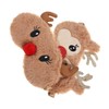 2Pcs Cute Deer Plush Eye Mask Elastic Eye Shade for