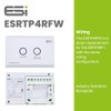ESi ESRTP4RFW - Wireless Programmable Room Thermostat & Receiver (White)