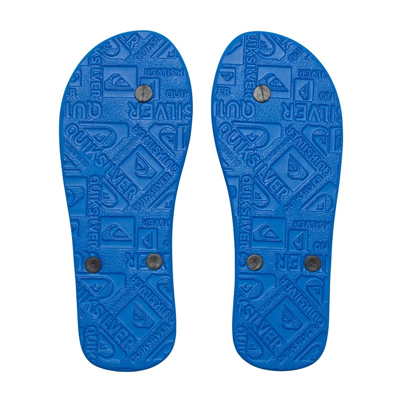 Quiksilver Men's Molokai Sandal, Black/Blue/Black, 44