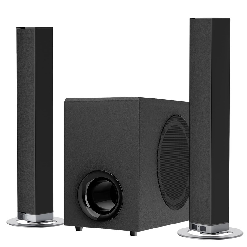 MZEIBO Soundbar with Subwoofer,120W Sound Bar Surround Sound System for