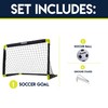 Franklin Sports Kids Mini Soccer Goal Set - Backyard/Indoor Mini